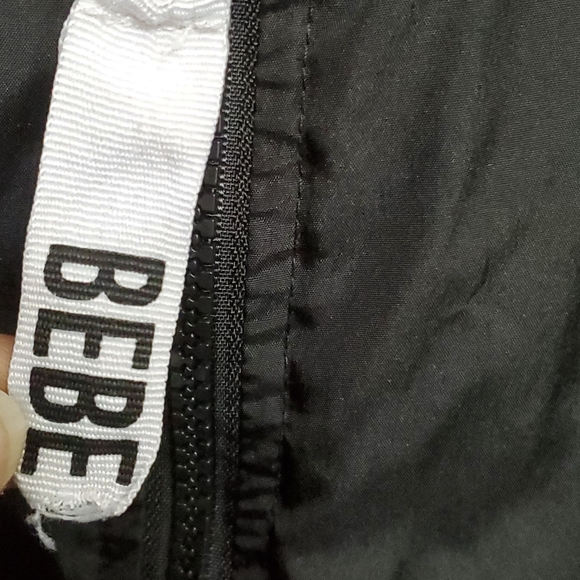 Bebe Sport Black Mesh Track Jacket - Picture 3 of 10